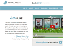 Tablet Screenshot of henerypress.com